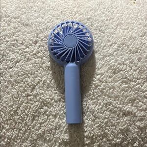 Portable Blue Handheld Fan
